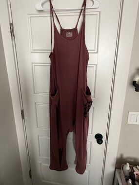 FP Movement Logo Hot Shot Onesie Mocha